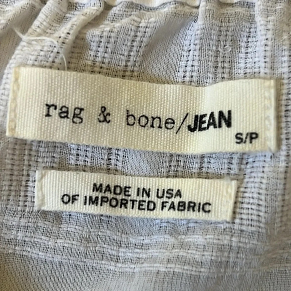 Rag & Bone White off shoulder Greta top long sleeve Size SP - Picture 8 of 8